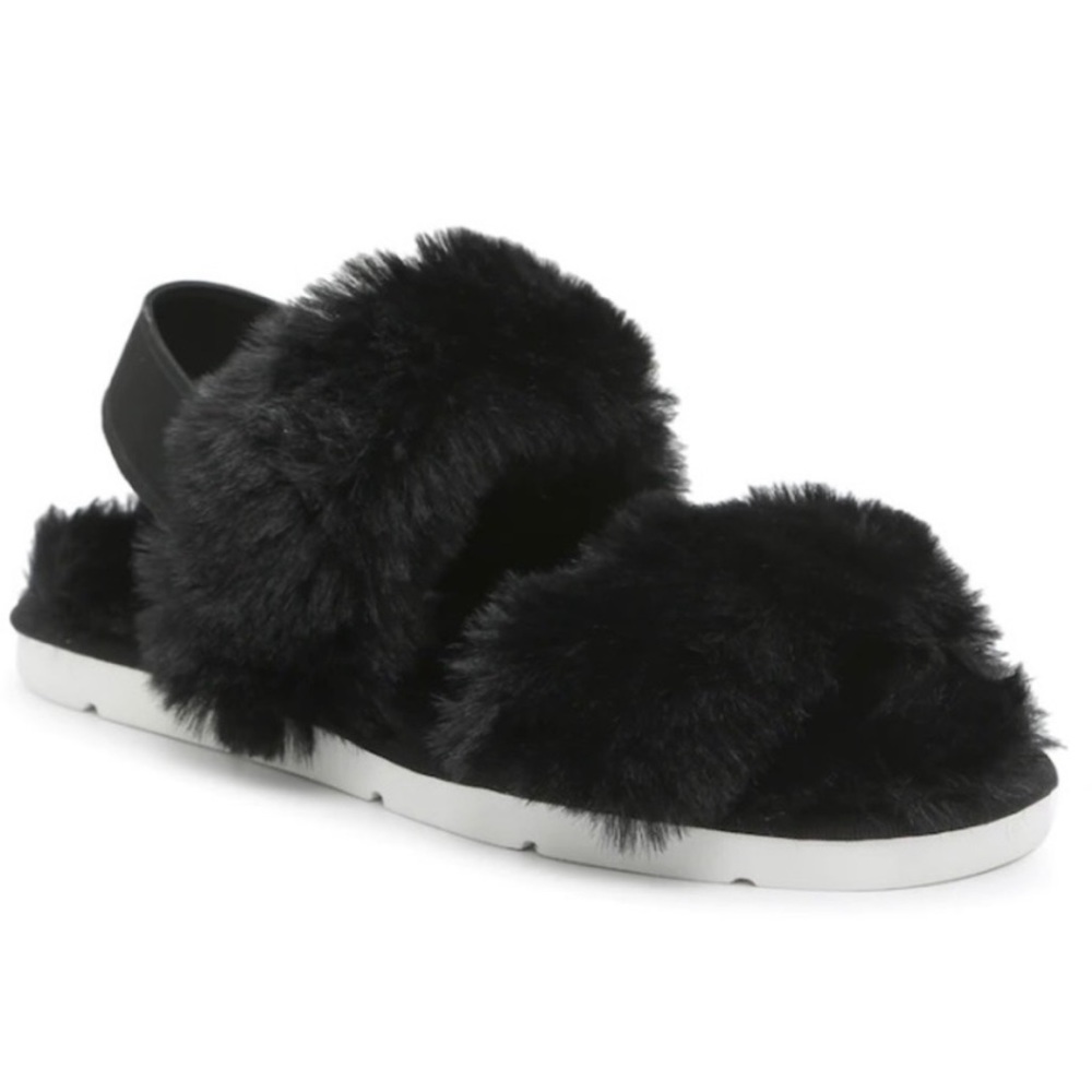 New Dolce Vita Pattel Treaded Slippers Black size 9 new in box